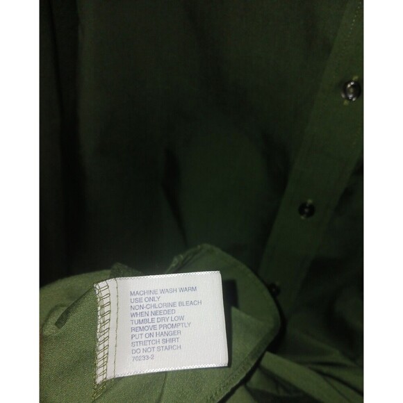 Stafford Essentials Long Sleeve Dress Shirts Size 15.5 34/35 & 32/33 Lot Of 2 - Picture 5 of 10